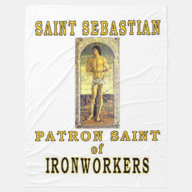 SAINT SEBASTIAN FLEECE BLANKET (Front)