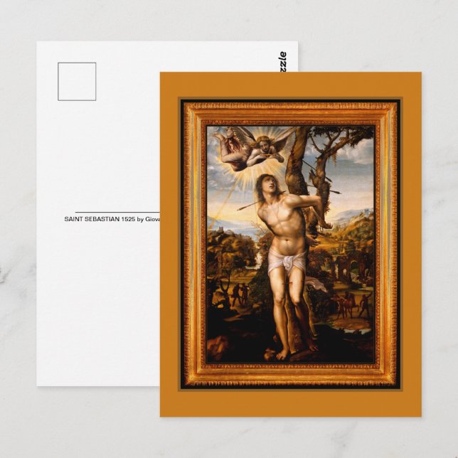 SAINT SEBASTIAN  POSTCARD (Front/Back)
