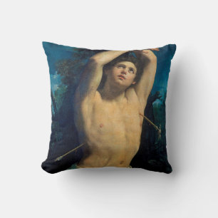 Saint Sebastian (St. Sebastian), Guido Reni Cushion