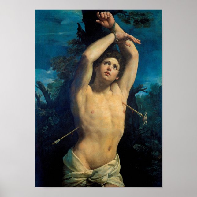 Saint Sebastian (St. Sebastian), Guido Reni Poster (Front)