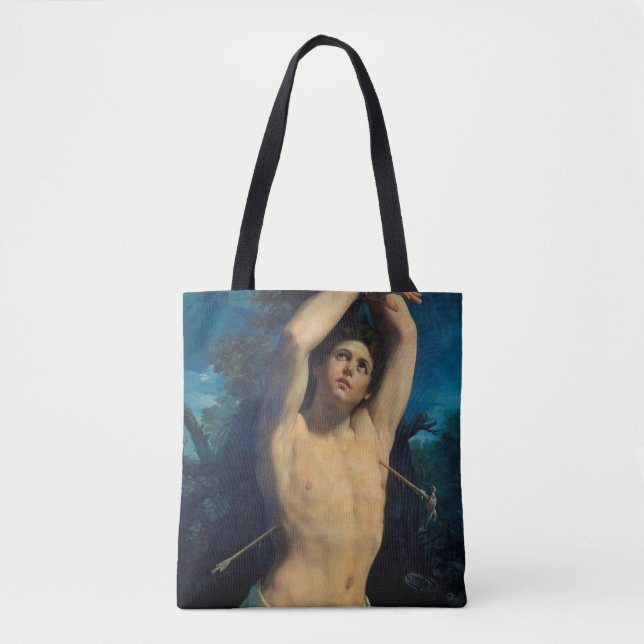 Saint Sebastian (St. Sebastian), Guido Reni Tote Bag (Front)