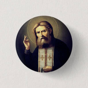 Saint Seraphim of Sarov 3 Cm Round Badge