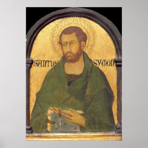 Saint Simon - Simone Martini Fine Art Poster