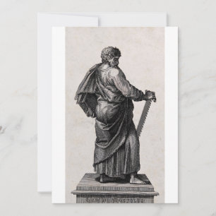 Saint Simon the Zealot Apostle and Preacher Holiday Card