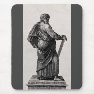 Saint Simon the Zealot Apostle and Preacher Mouse Mat