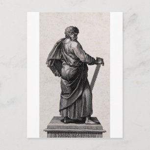 Saint Simon the Zealot Apostle and Preacher Postcard