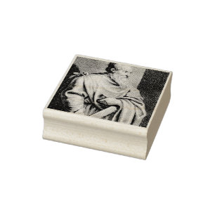 Saint Simon the Zealot Apostle of Jesus Rubber Stamp