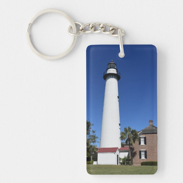 Saint Simons Island as a  Key Ring (Front)