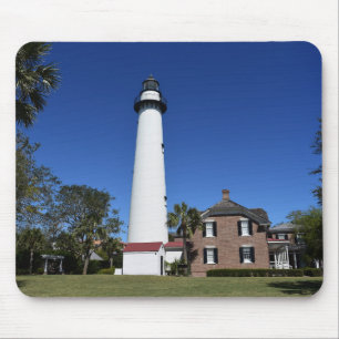 Saint Simons Island Lighthouse created as a Mouse Mat