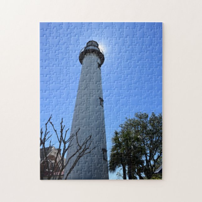Saint Simons Island Lighthouse  Jigsaw Puzzle (Vertical)