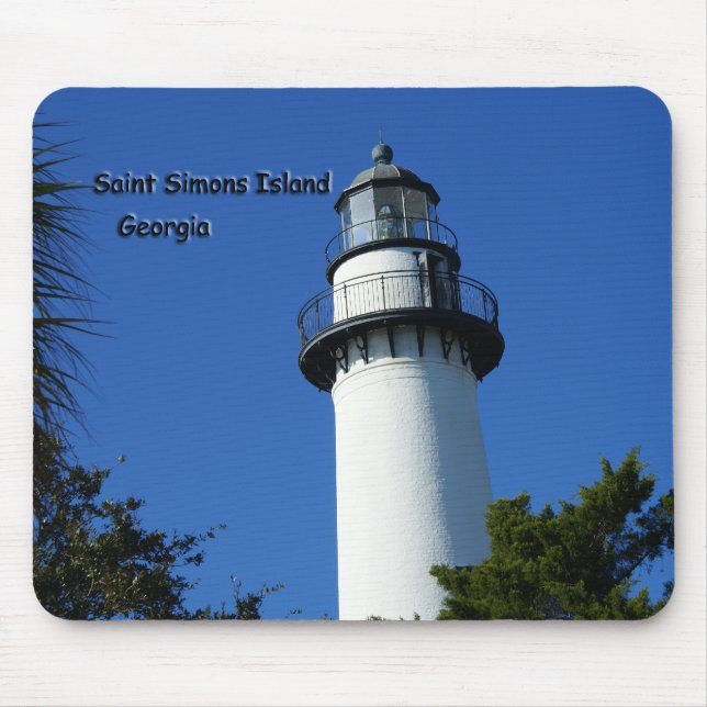 Saint Simons Island Mouse Mat (Front)
