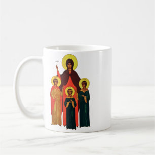 Saint Sophia and Her Daughters The Eternal Virtues Coffee Mug