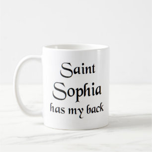 saint sophia coffee mug