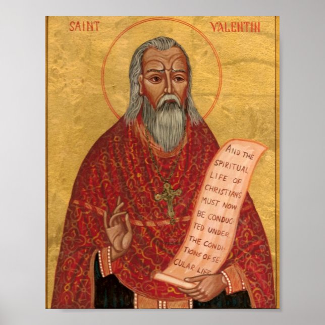 Saint St Valentine Poster (Front)