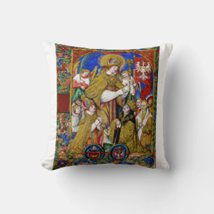 Saint Stanislaus Bishop and Martyr Fine Art Cushion