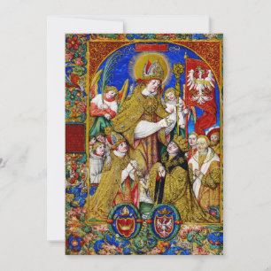 Saint Stanislaus Bishop and Martyr Fine Art Invitation