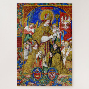 Saint Stanislaus Bishop and Martyr Fine Art Jigsaw Puzzle