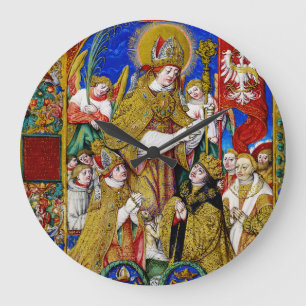 Saint Stanislaus Bishop and Martyr Fine Art Large Clock