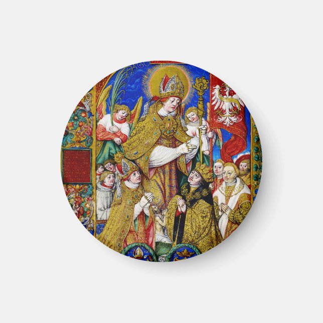 Saint Stanislaus Bishop and Martyr Fine Art Magnet (Front)