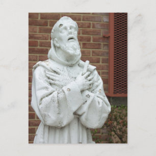 Saint Statue Postcard