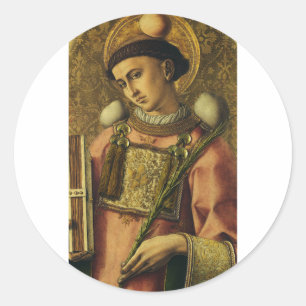 Saint Stephen Apostle of the Seventy Protomartyr Classic Round Sticker