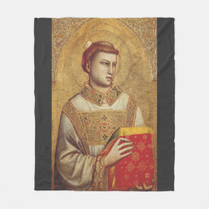 Saint Stephen by Giotto Fine Art Reproduction Fleece Blanket