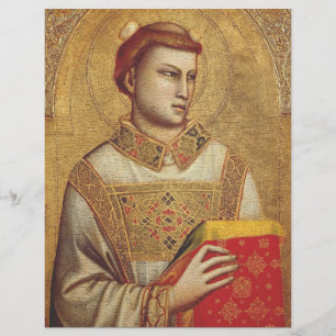 Saint Stephen by Giotto Fine Art Reproduction Flyer