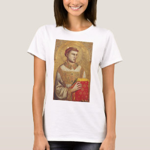 Saint Stephen by Giotto Fine Art Reproduction T-Shirt