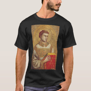 Saint Stephen by Giotto Fine Art Reproduction T-Shirt