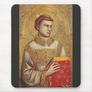 Saint Stephen by Giotto Mouse Mat