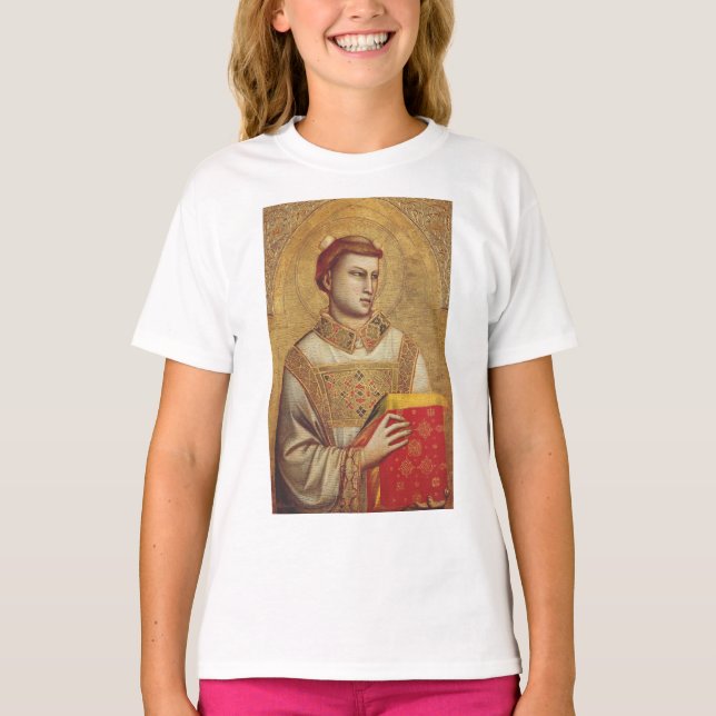 Saint Stephen by Giotto T-Shirt (Front)
