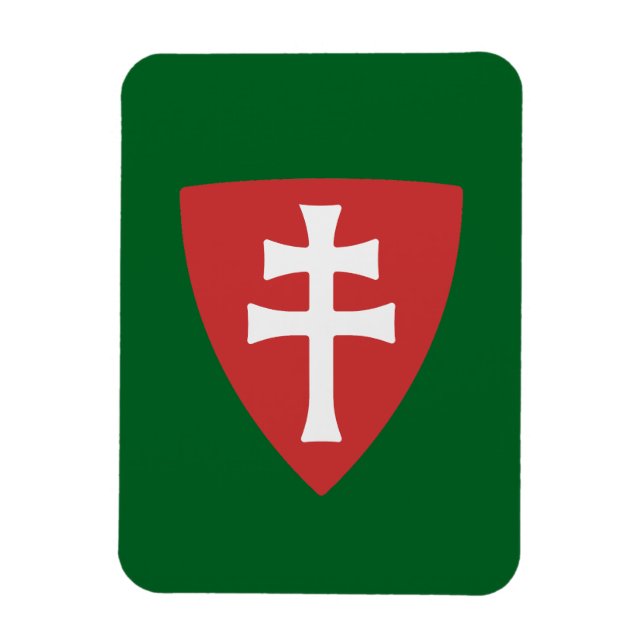 saint stephen hungarian cross symbol hungary king  magnet (Vertical)