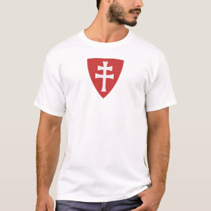 saint stephen hungarian cross symbol hungary king T-Shirt