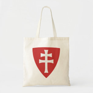 saint stephen hungarian cross symbol hungary king tote bag