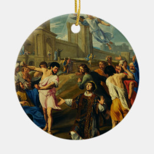 Saint Stephen the Protomartyr Art Iconography Ceramic Tree Decoration