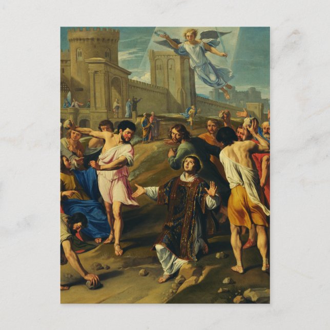 Saint Stephen the Protomartyr Art Iconography Postcard (Front)