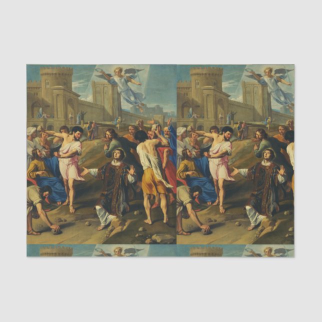 Saint Stephen the Protomartyr Art Iconography Tissue Paper (Front)