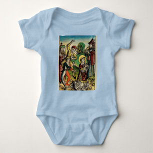 Saint Stephen the Protomartyr Fine Art Iconography Baby Bodysuit