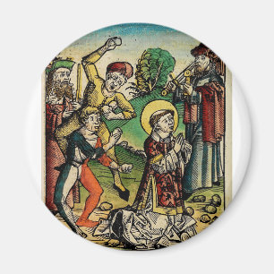 Saint Stephen the Protomartyr Fine Art Iconography Magnet