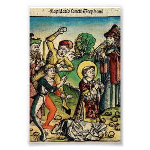 Saint Stephen the Protomartyr Fine Art Iconography Photo Print