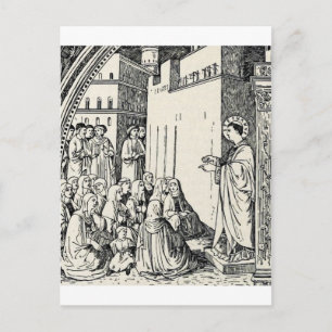 Saint Stephen the Protomartyr Fine Art Iconography Postcard