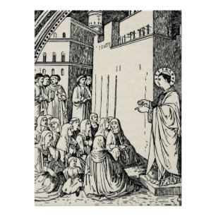 Saint Stephen the Protomartyr Fine Art Iconography Poster