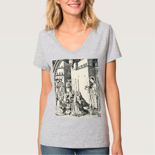Saint Stephen the Protomartyr Fine Art Iconography T-Shirt