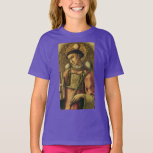 Saint Stephen the Protomartyr Fine Art Iconography T-Shirt