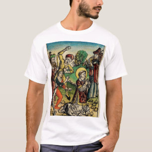 Saint Stephen the Protomartyr Fine Art Iconography T-Shirt