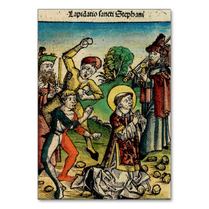 Saint Stephen the Protomartyr Fine Art Iconography Table Number
