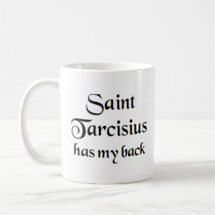 saint tarcisius coffee mug
