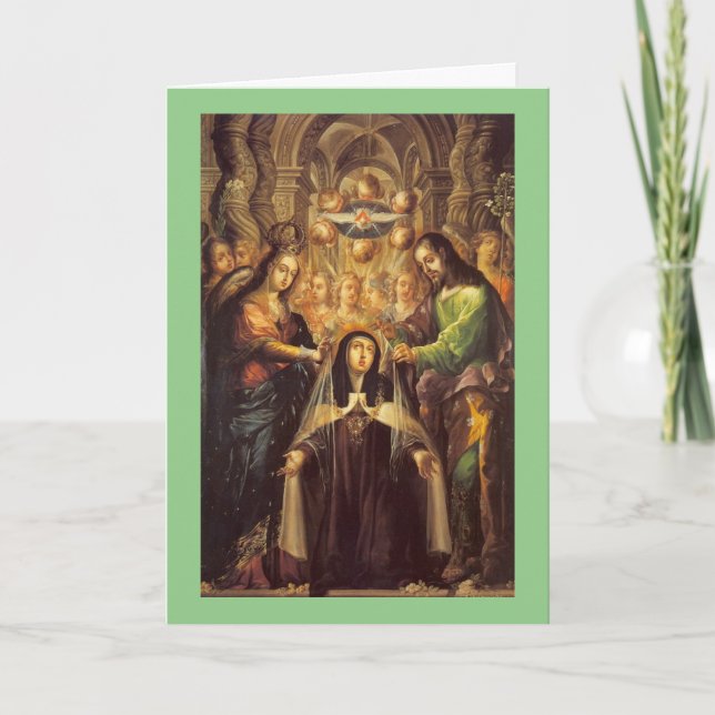 saint teresa of avila card (Front)