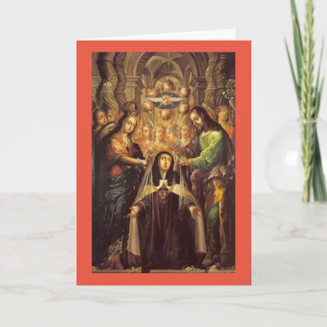 saint teresa of avila card (Front)
