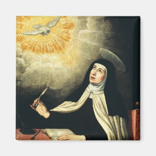 Saint Teresa of Avila Mystic of Fire Art  Magnet